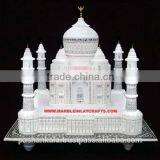 Indian White Marble Decorative Taj Mahal Replica, Miniature Taj Mahal Model thumbnail-1