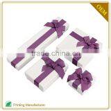 White Premium Hard Paper Gift Box With Lid Tray Custom Logo thumbnail-2