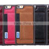 Leather Stand Back Case With Card Holder for Mobile Phone 6 thumbnail-3