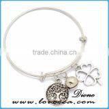 Bangles For Girls Hot Sale Adjustable Wire Bangle Bracelet Wholesale thumbnail-2