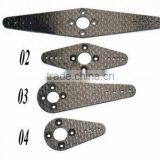 RC Aircraft Parts Four Types Black Carbon Fiber Arms Rowed Type And Water Drop Type thumbnail-1