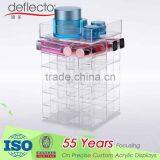 Acrylic Tabletop Rotating Lipstics Holder,clear and White