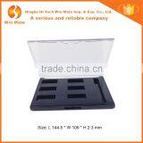 6 Colors Brush Atatched Plastic Empty Makeup & Cosmetic Eyeshadow Case