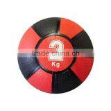 rubber medicine ball , red and black, 2kg