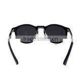 Retro Round Wood and Carbon Fiber Double Materials Sunglasses thumbnail-5