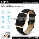 J-style Wearable Band Smart Bluetooth Fitness Tracker With Real -Leather Band Optional thumbnail-2