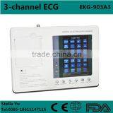 Digital 3-channel Color Electrocardiograph Portable ECG EKG Machine thumbnail-1
