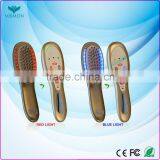 Factory wholesale electric scalp massage LCD display vibrate health growth hair comb