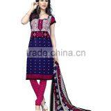 Neck Printed Indian Printed Dress