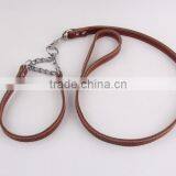 Personalized Design Functional Pet Collar Dog Leash Leather Dog Leash for Training Walking, Real Leather Dog Leash Made in China thumbnail-2