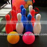 OEM Blow Molding Plastic Bowling Pin Sport Toy Mini Bowling Ball for Sale thumbnail-4