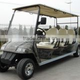 6 Seater electric golf cart made in China golf club, EG2068K,campage colour, for utility use