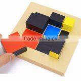 Preschool Training Learning Toys Montessori Trinomial Cube Math Education thumbnail-4