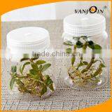 500ML/480ML/350ML/270ML Clear Round Plastic Jar for Hydroponic Plants thumbnail-2