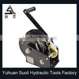 Manufacturing 1200lbs Galvanized Mechanical Shipyard Winch With Wire Rope thumbnail-3