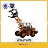 trailer with crane wood working loader 3.5ton capacity log loader ISO(JGM738)for sale