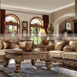 Trade Assurance Gold Supplier European Classic Leather Sofa With Wooden Frame And Red Fabric/1+2+3 Classic Sofa (MOQ=1 Set) thumbnail-6