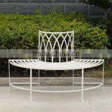 Vintage Garden Wrought Iron Garden Bench thumbnail-1