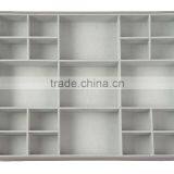 Faux Leather 21-division Drawer Tray, Accessory Show Box thumbnail-2