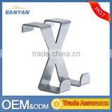 X Shape Over The Door Hook/Single Metal Door Hooks thumbnail-1