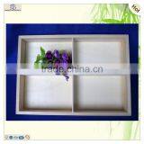 Customized Logo Multi Grids Compartments Decorating Storaging Pine Tray thumbnail-3