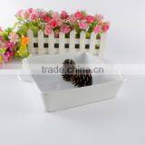 Hospitality Hotel Supply Ceramic Baking Dish Custom Logo Bakeware thumbnail-2