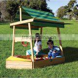 Wooden Sandpit Sand Box With Canopy thumbnail-5