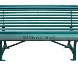 Square Tube Outdoor Metal Bench thumbnail-6