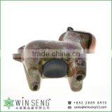 Cheap Coin Box Lovely Design Flower Patterns Horse Shaped Ceramic Animal Piggy Bank thumbnail-5