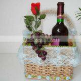 Wicker Basket for Wine thumbnail-3