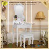 Modern Make up Dresser Table With Mirror and Stool thumbnail-3