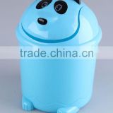 Panda Design Plastic Trash Can/Rubbish Bin Household Garbage Can