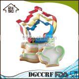 NBRSC Hot Products Custom Design Teapot Party Stainless Steel Baking Pastry Metal Cookie Cutter Set thumbnail-2