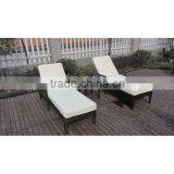 Double and Single Flat Rattan Chaise Lounge Daybed thumbnail-1