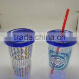 2017 Trending Products Plastic Tumbler With Customized Logo thumbnail-1