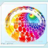 Factory Fashionable Blue Vintage Advertising Ashtray Glass Cigar Ashtray thumbnail-5