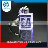 3D Laser Engraved With Car Logo Crystal Led Keychains Photo Led Crystal Key Chain thumbnail-2