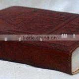 Handmade Vintage TajMahal Embossed Refillable Leather Diary thumbnail-3