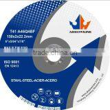 6" (150x2x22.2mm )T41 Reinforced Resin Flat Cutoff Wheel for Metal thumbnail-1