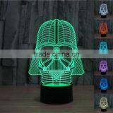 Movie Player Portrait 3D Night 7 Color Change LED Desk Table Light Lamp thumbnail-1