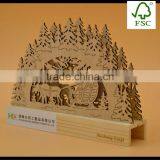 Father Christmas Cut Wooden Laser Cutting thumbnail-1