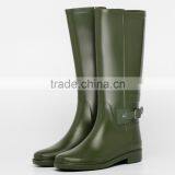 New Style Front Matt Back Shinny Slim Women Fashion Wellington Rain Boots thumbnail-6