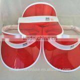 Custom Fashion Cheap Colorful PVC Sun Visor Hat thumbnail-4