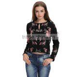Latest Fashion Women Custom Embroidery Bomber Jackets thumbnail-1
