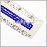Kearing 150mm Camber Plastic Flat Oval Scale Ruler Straight Rulers for Engineering Measuring# 8504 thumbnail-3
