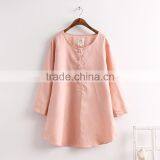 GZY Embroidered Shirt Women Stcok Mixed Model High Quality 2017 Slim Comfortable Cheap Hot Selling Export China thumbnail-1