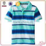 2015 Latest Design Stripe Printing Fancy Boys Child Cloths With Polo Collar thumbnail-6