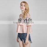 Maxnegio Fashion off Shoulder Women Casual Blouse Designs thumbnail-3