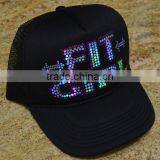 Wholesale Cheaper Custom Letter and Words Rhinestone Heat Transfer ,bling Crystal ,nailhead, Rhinestuds for Cap thumbnail-3