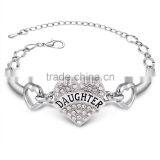 High End Crystal Chian Bracelet Handmade Lobster Clasp Bracelet for Aunt Gifts thumbnail-6